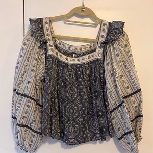 Floral Patterned Women's Top